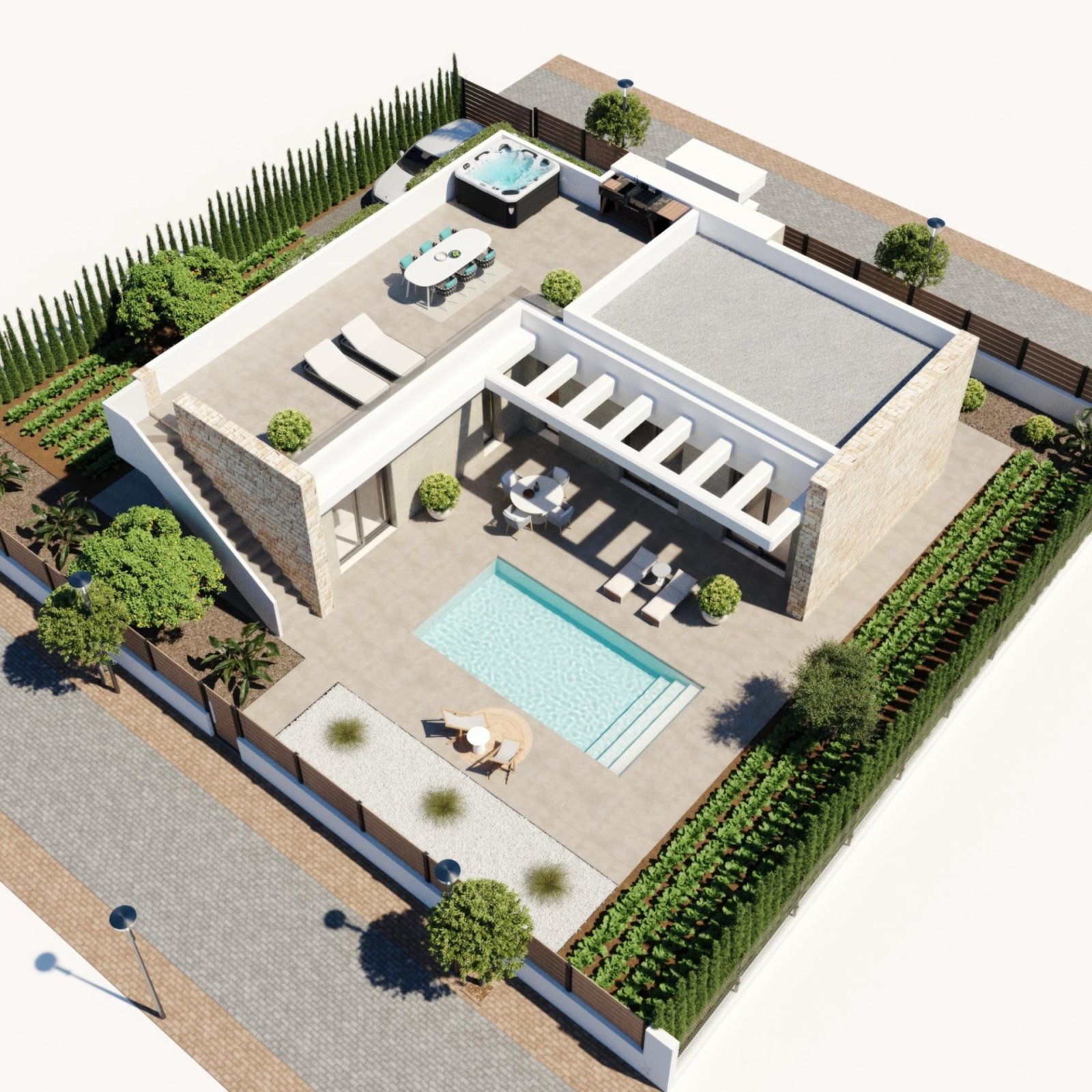 Nieuwbouwwoningen in Hacienda del Álamo Golf Resort, Murcia-11