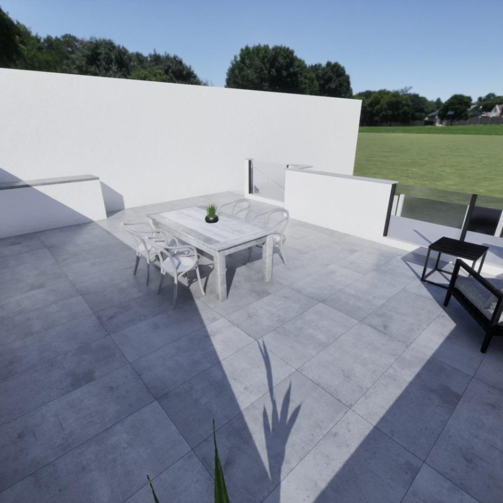 Nieuwbouwwoningen: halfvrijstaande hoekvilla’s te koop in Torre Pacheco met privézwembad en solarium-6