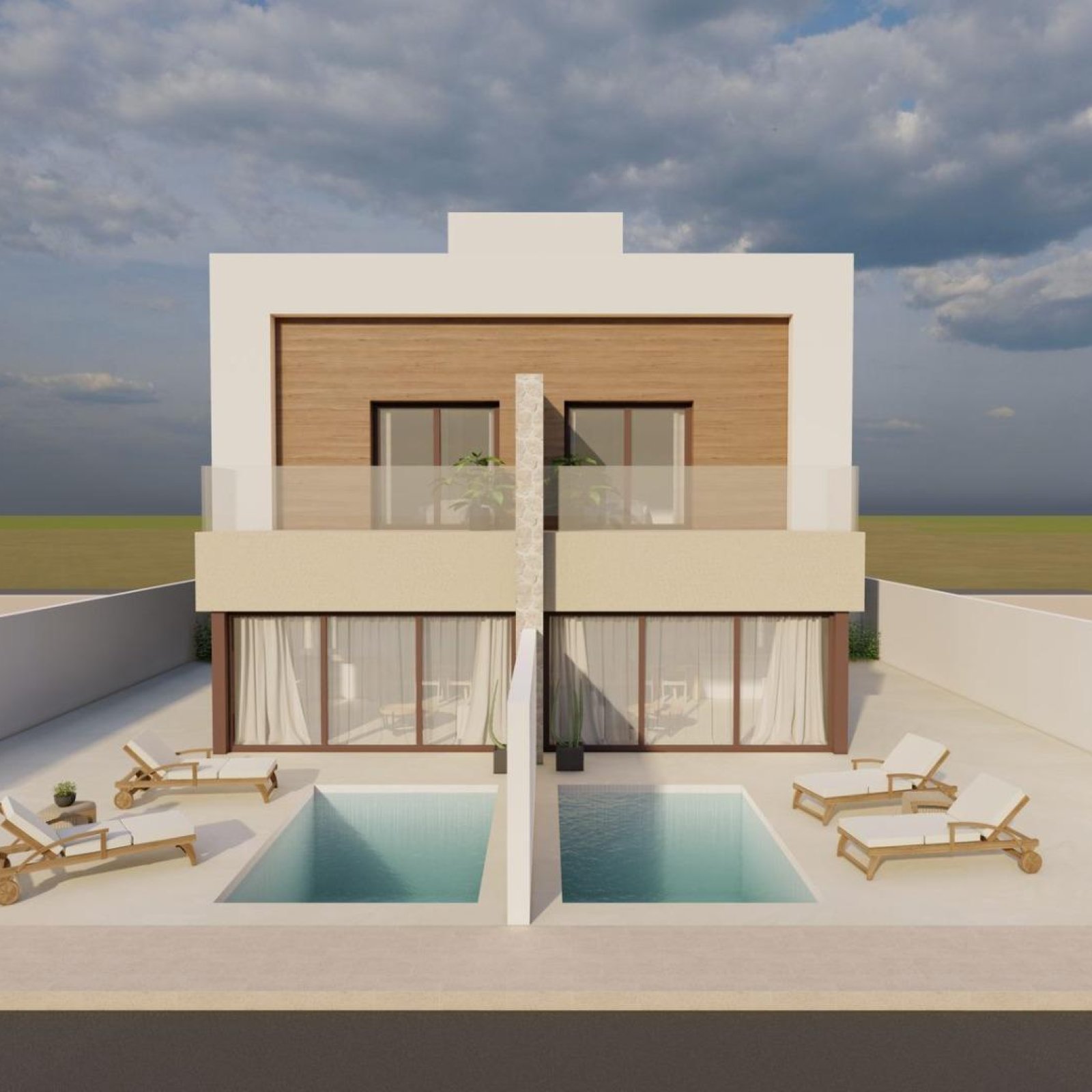 Moderne nieuwbouwwilla’s met privézwembad in Santiago de la Ribera-4