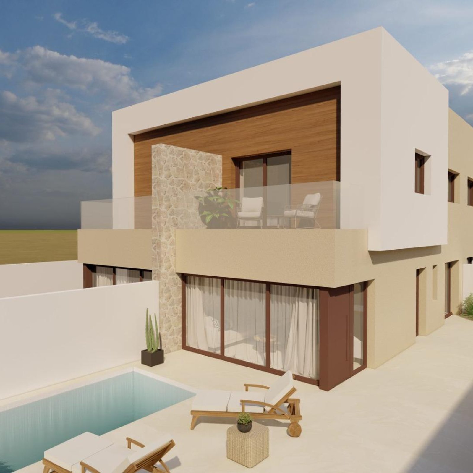 Moderne nieuwbouwwilla’s met privézwembad in Santiago de la Ribera-1