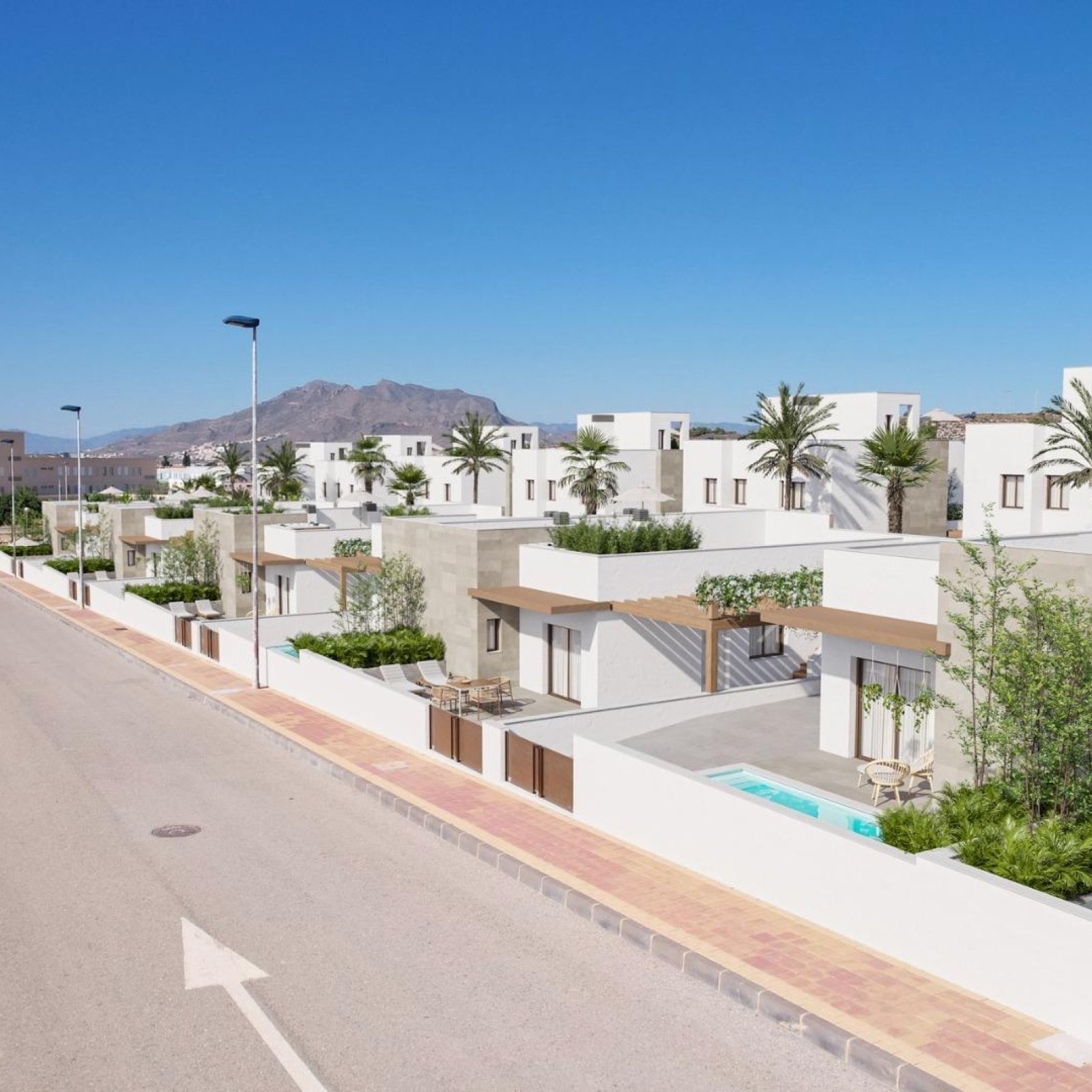 Nieuwbouwwoningen: halfvrijstaande villa’s in Puerto de Mazarrón, vlak bij het strand-10