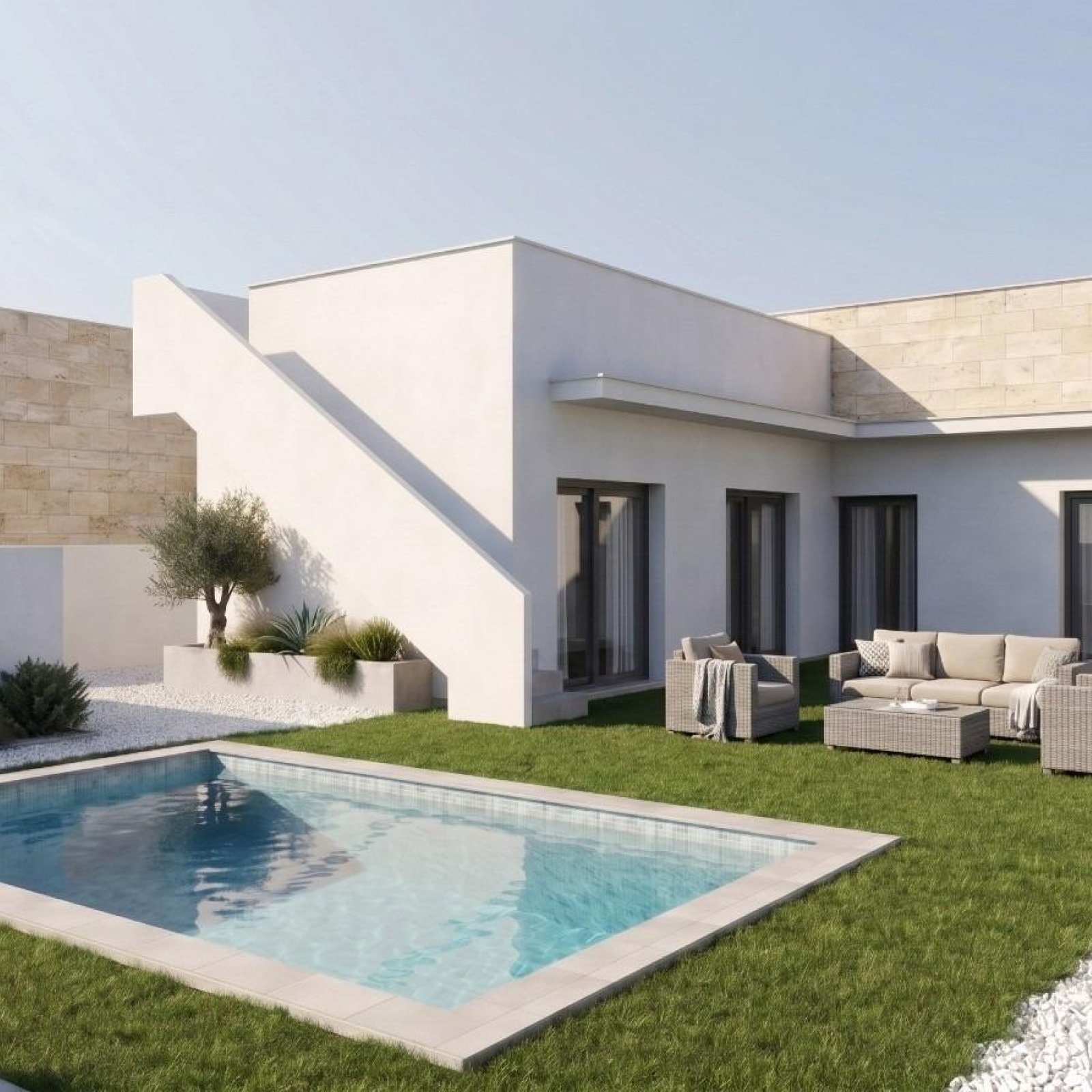 Nieuwbouwproject van 2 vrijstaande villa's met privézwembad in de Country Club van Mazarrón-2