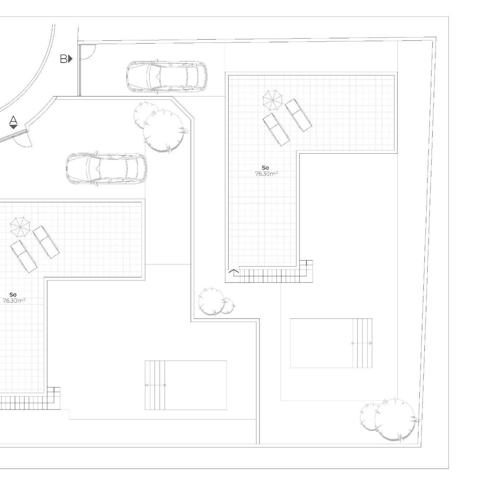 Nieuwbouwproject van 2 vrijstaande villa's met privézwembad in de Country Club van Mazarrón-11