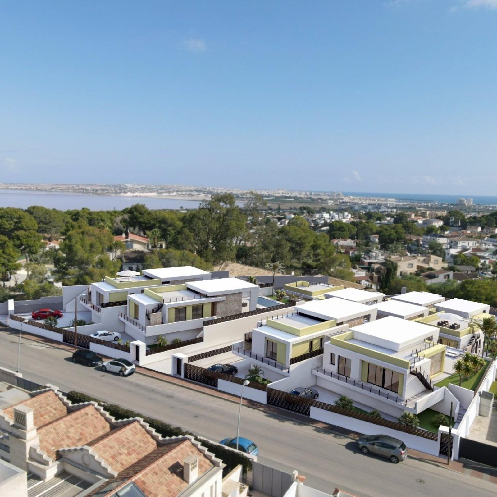 Nieuwbouw gelijkvloerse villa's met privé zwembad in Torrevieja-9