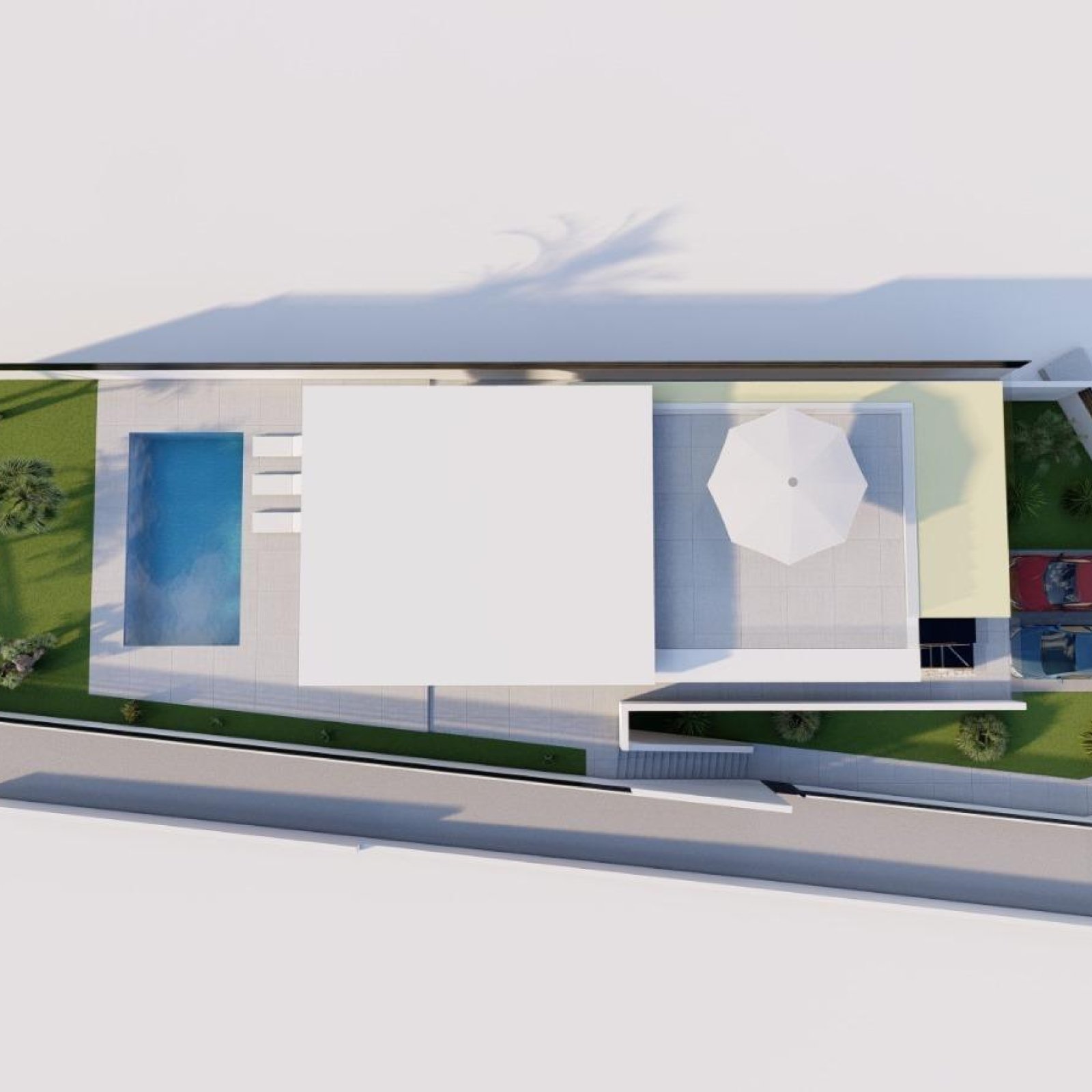 Nieuwbouw gelijkvloerse villa's met privé zwembad in Torrevieja-44