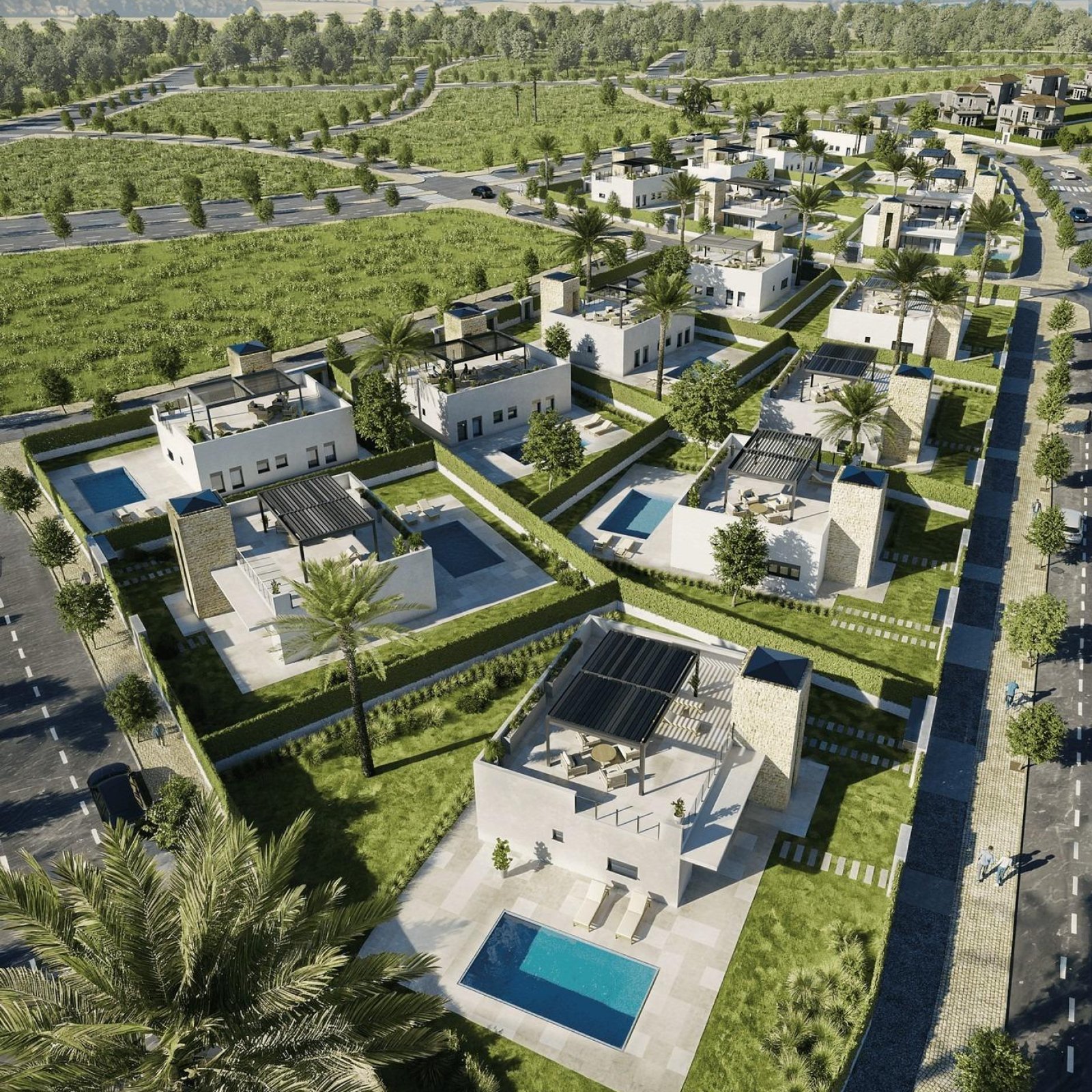 Nieuwbouw mediterrane villa’s op ruime percelen in Lorca, Costa Cálida-2