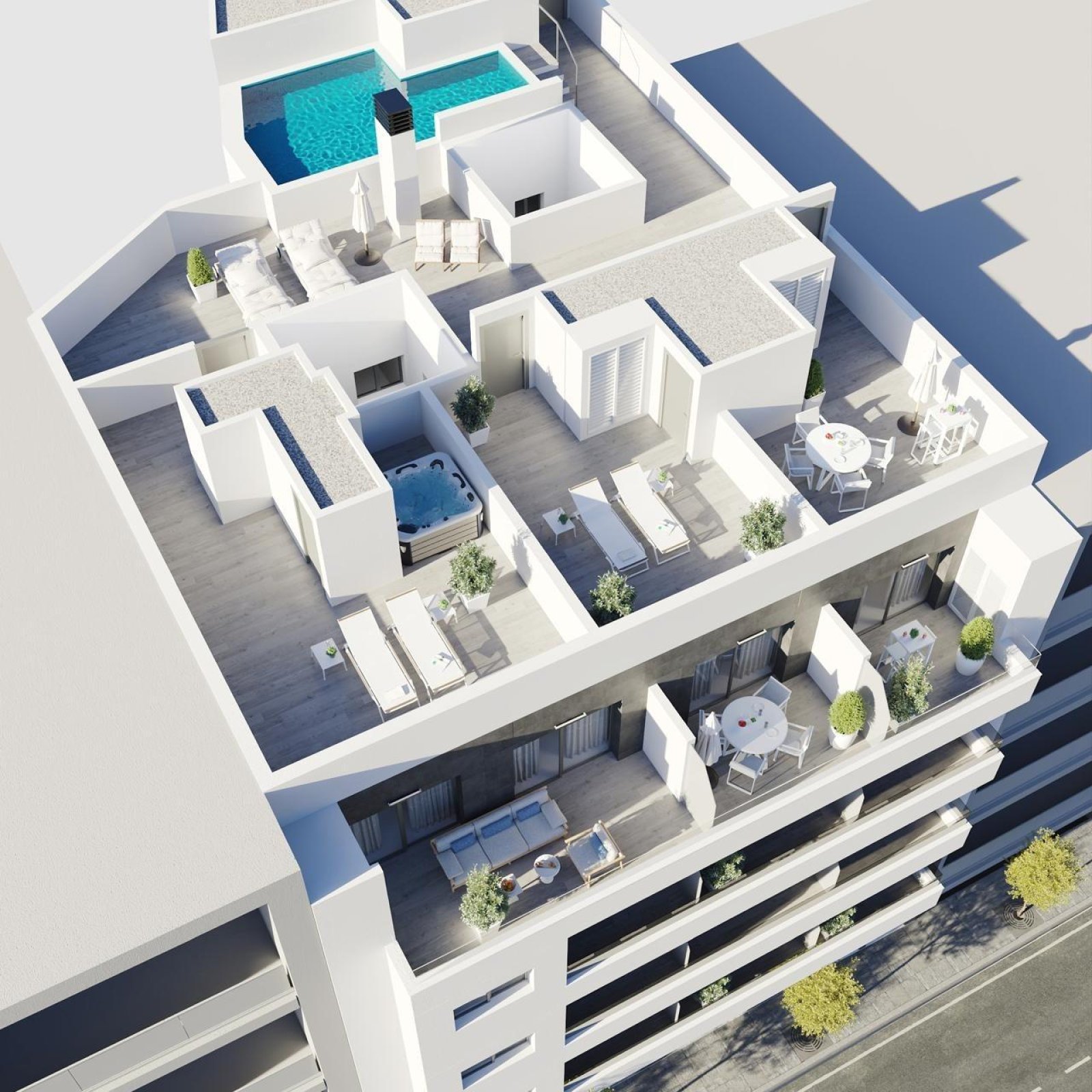 Nieuwbouwappartementen in Torrevieja Op slechts 400 m van Playa del Cura-10