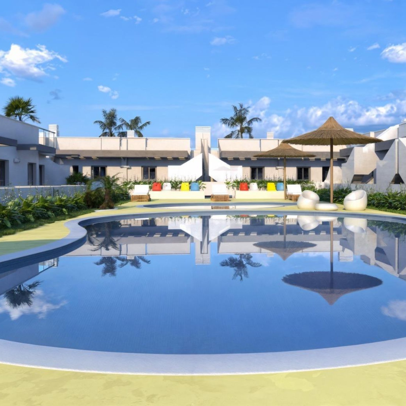 Nieuwbouwwoningen: rijtjeshuizen en halfvrijstaande villa’s in El Verger, vlak bij het strand-2