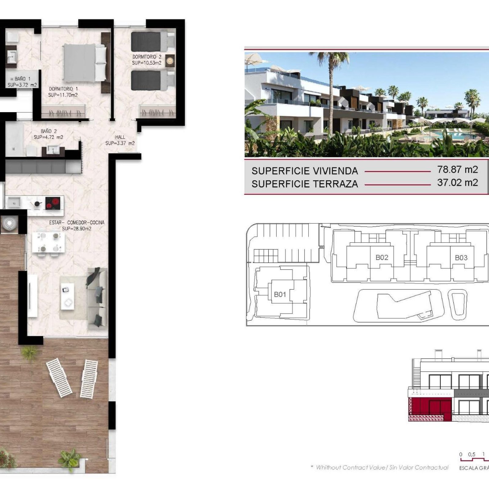 Nieuwbouwwoningen te koop in Lo Marabu, Ciudad Quesada, Costa Blanca Zuid-10