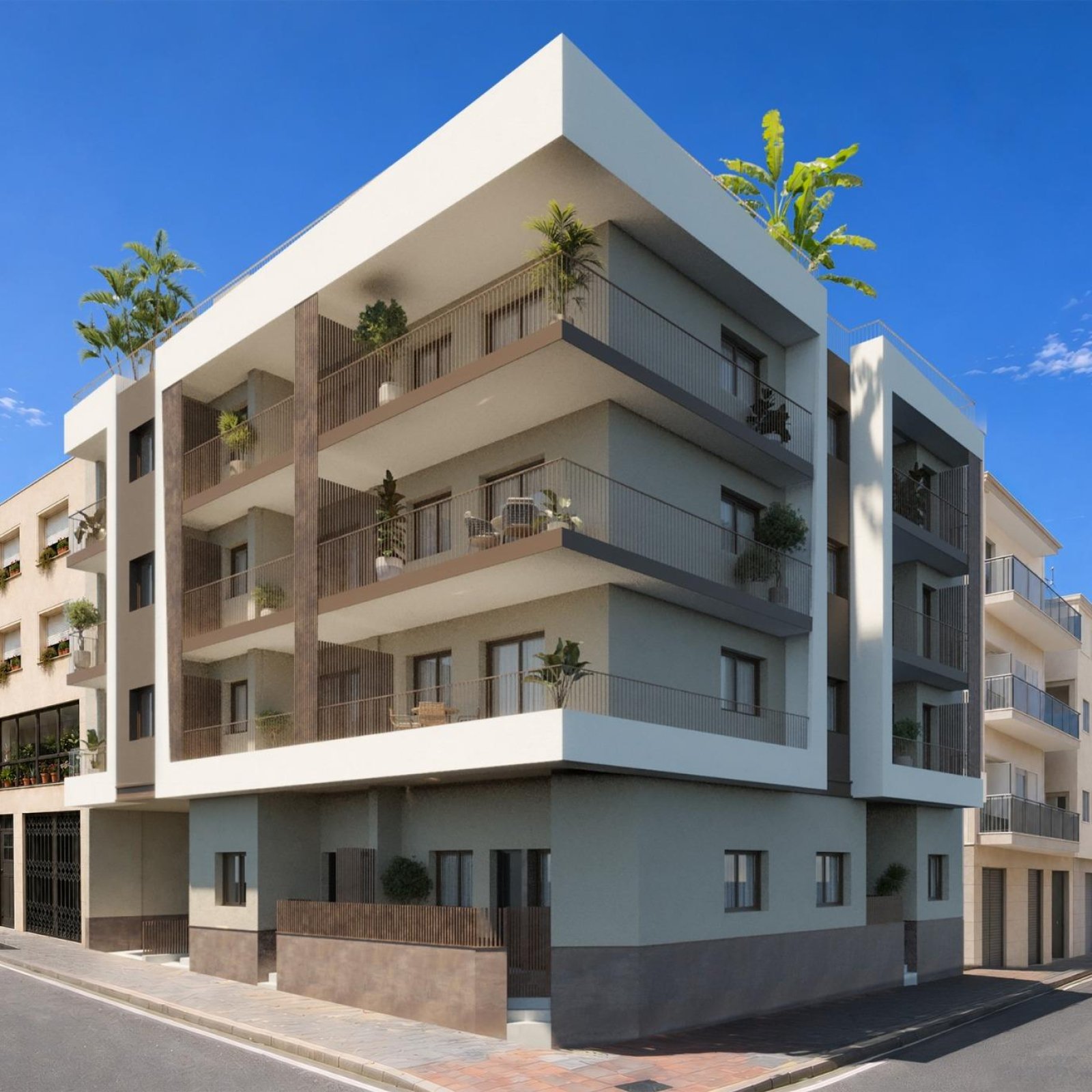 Nieuwbouwwoningen in het hart van Santa Pola, op slechts 600 meter van het strand-3