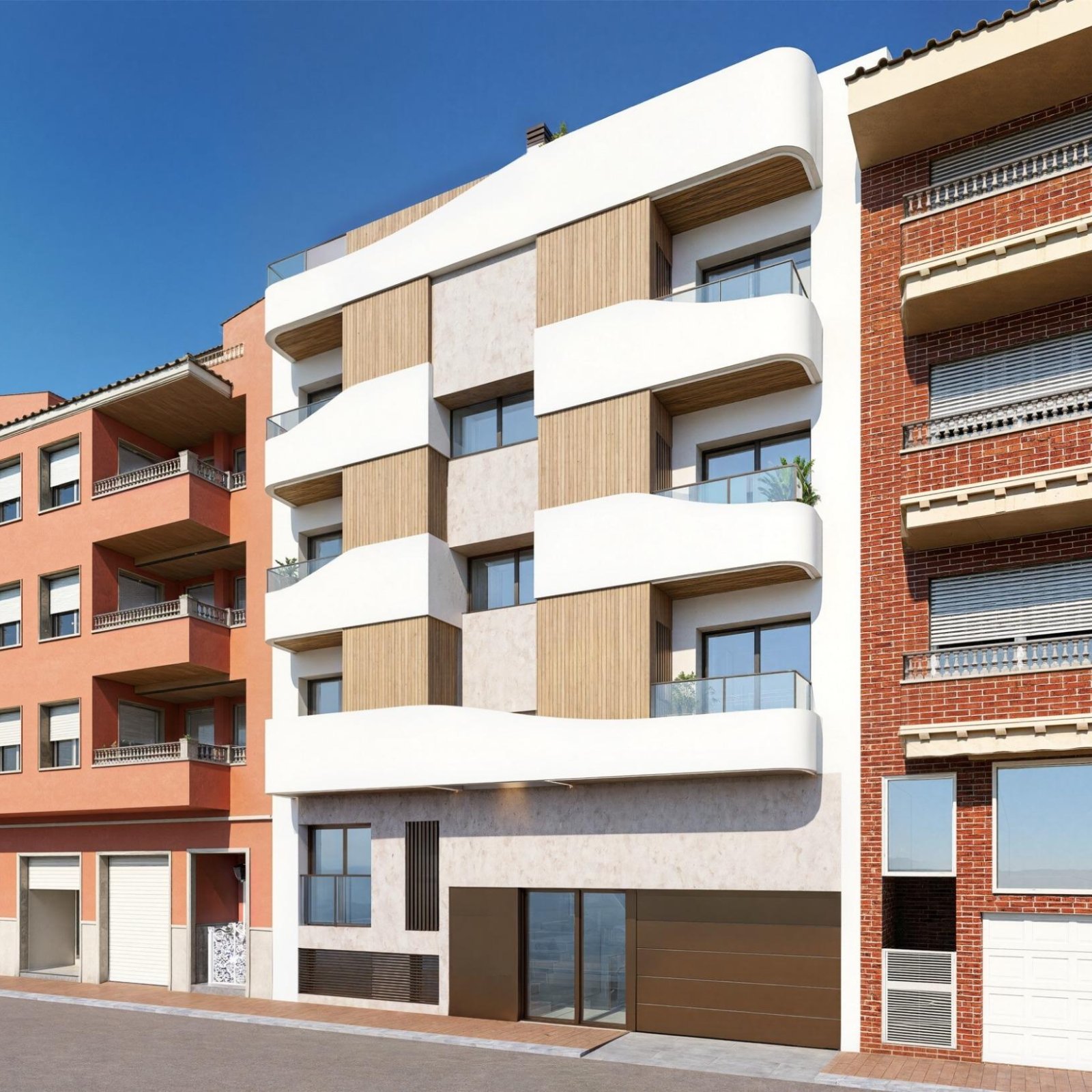 Nieuwbouwwoningen in het centrum van Guardamar del Segura, vlak bij het strand-1