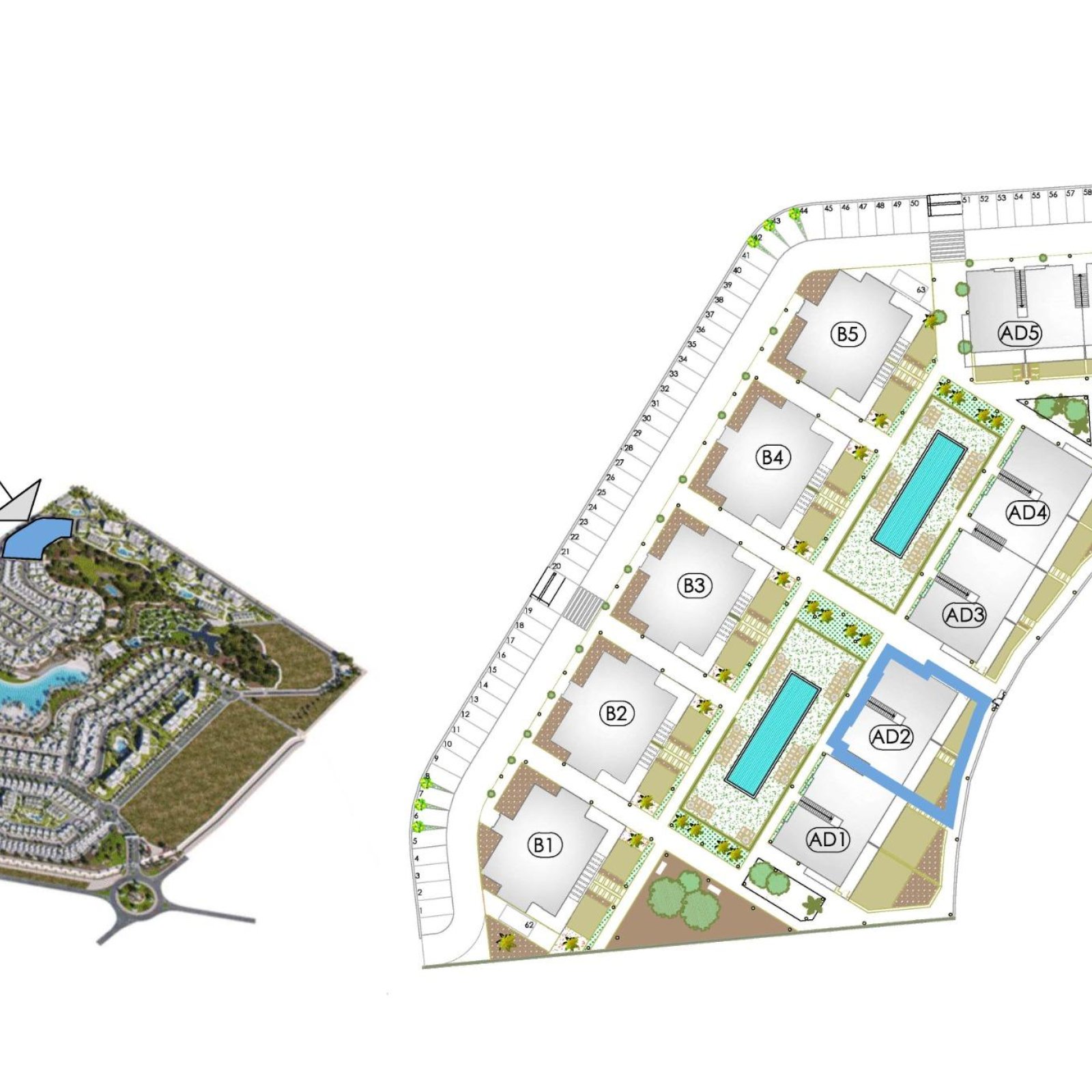 Nieuwbouwwoningen en bungalows in het Santa Rosalia Lake and Life Resort-16