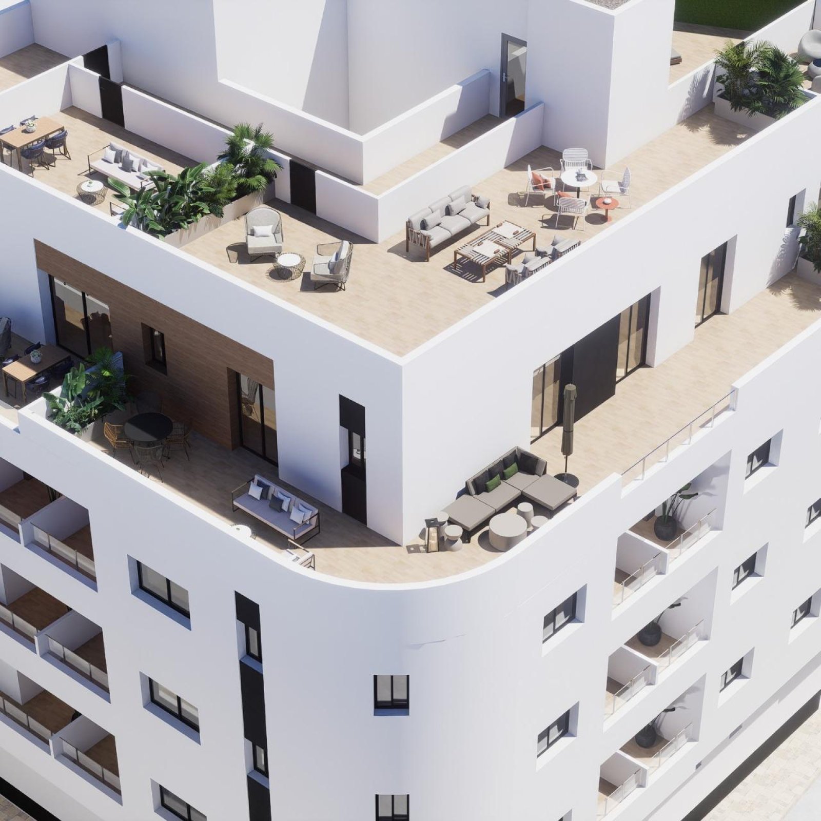 Nieuwbouwwoningen in het centrum van Torrevieja, vlakbij Playa del Cura-11