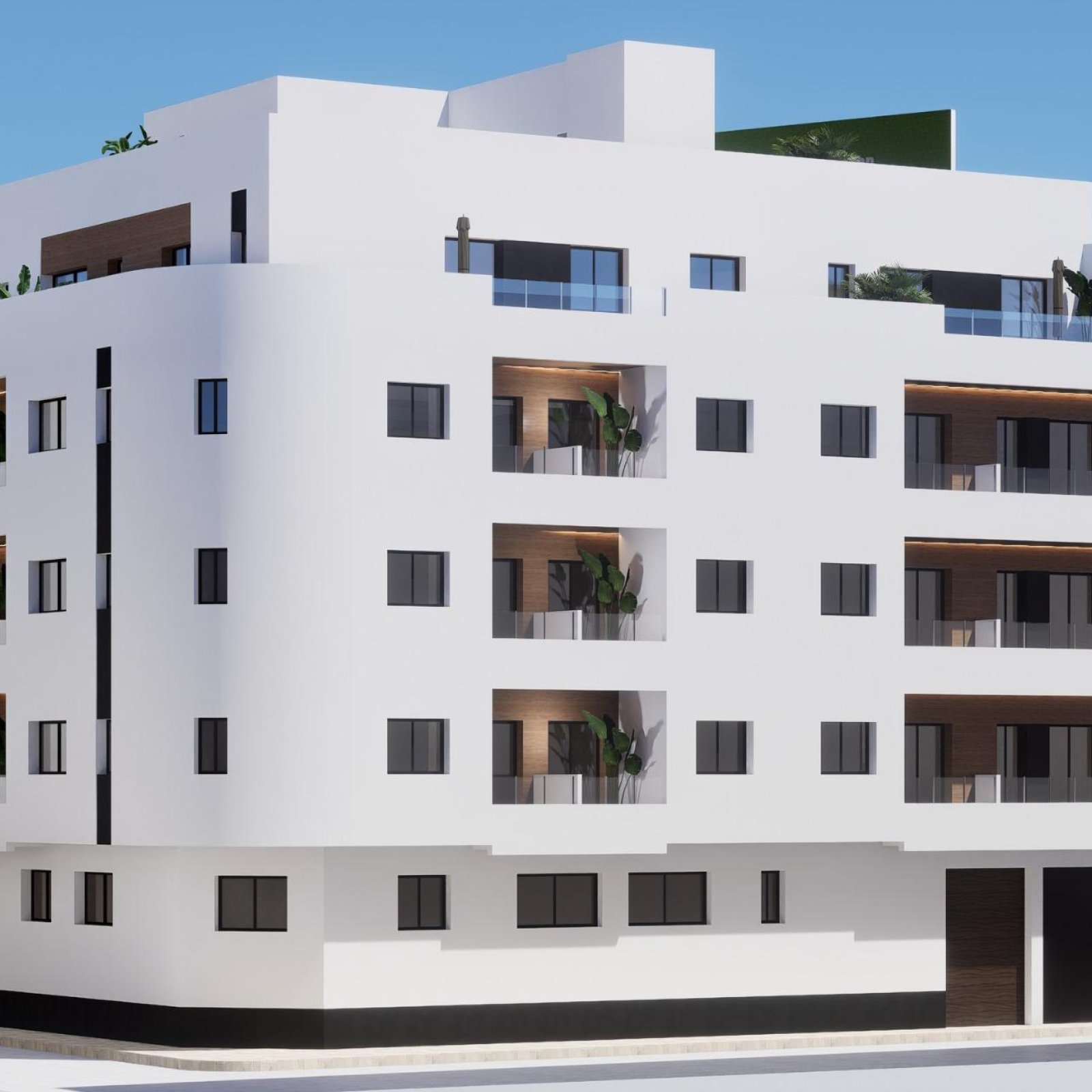 Nieuwbouwwoningen in het centrum van Torrevieja, vlakbij Playa del Cura-3