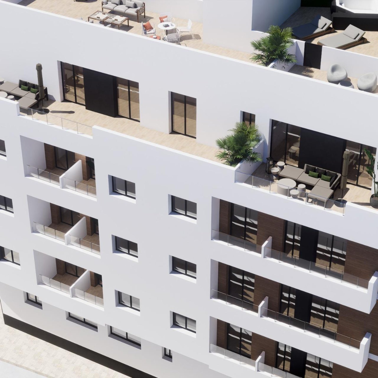 Nieuwbouwwoningen in het centrum van Torrevieja, vlakbij Playa del Cura-14