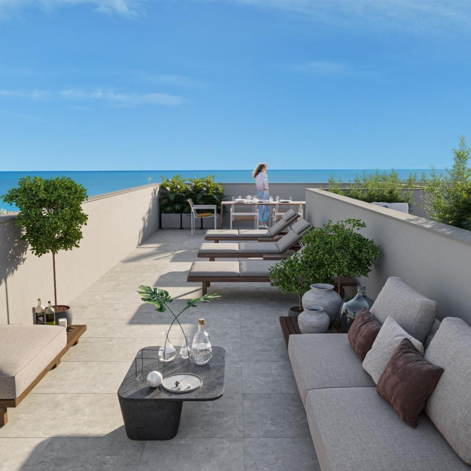 Nieuwbouwwoningen op 250 m van het strand van Los Narejos in Los Alcazares-13