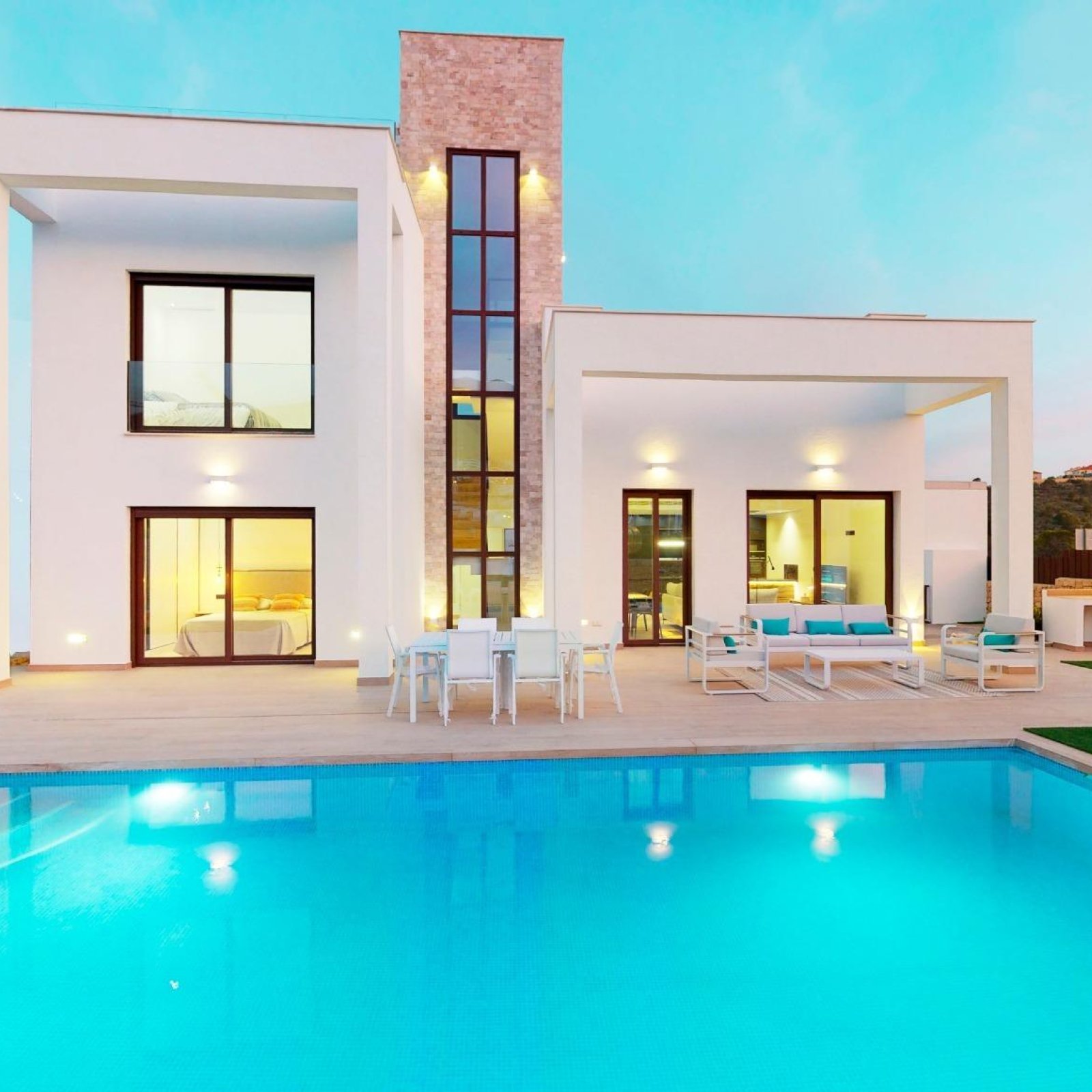 VILLA'S MET UITZICHT OP ZEE IN FINESTRAT !!!-1