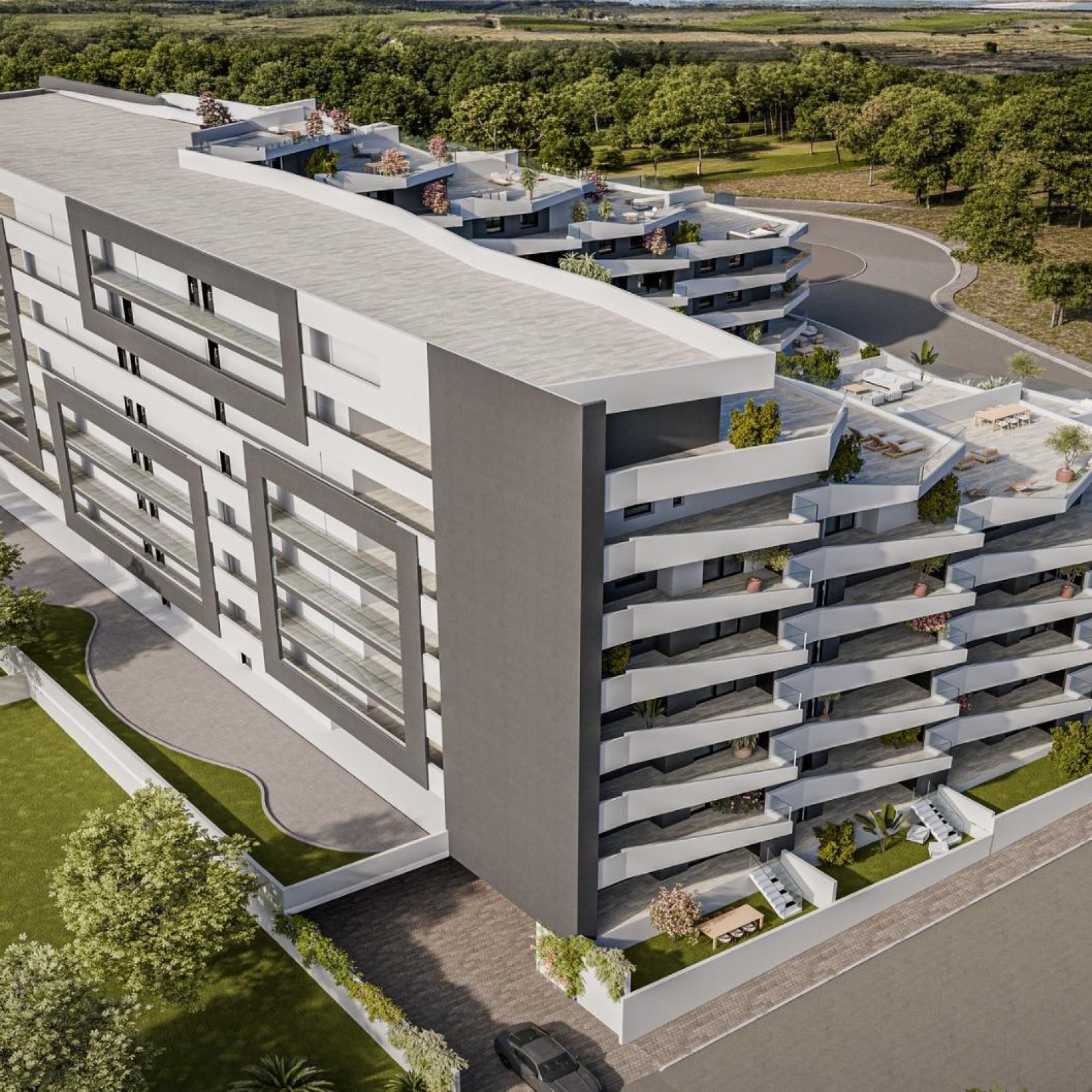 Nieuwbouwwoningen met zwembad in San Miguel de Salinas-13