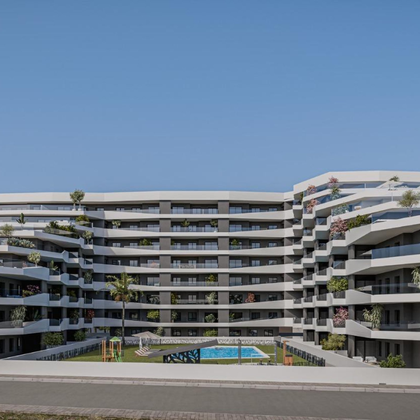 Nieuwbouwwoningen met zwembad in San Miguel de Salinas-5