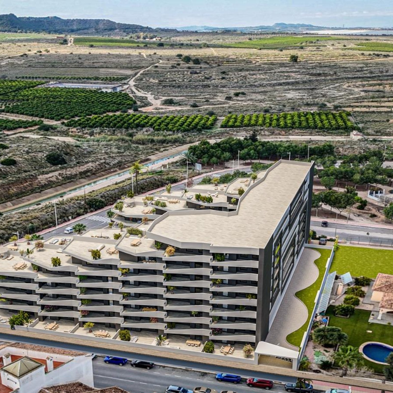 Nieuwbouwwoningen met zwembad in San Miguel de Salinas-2