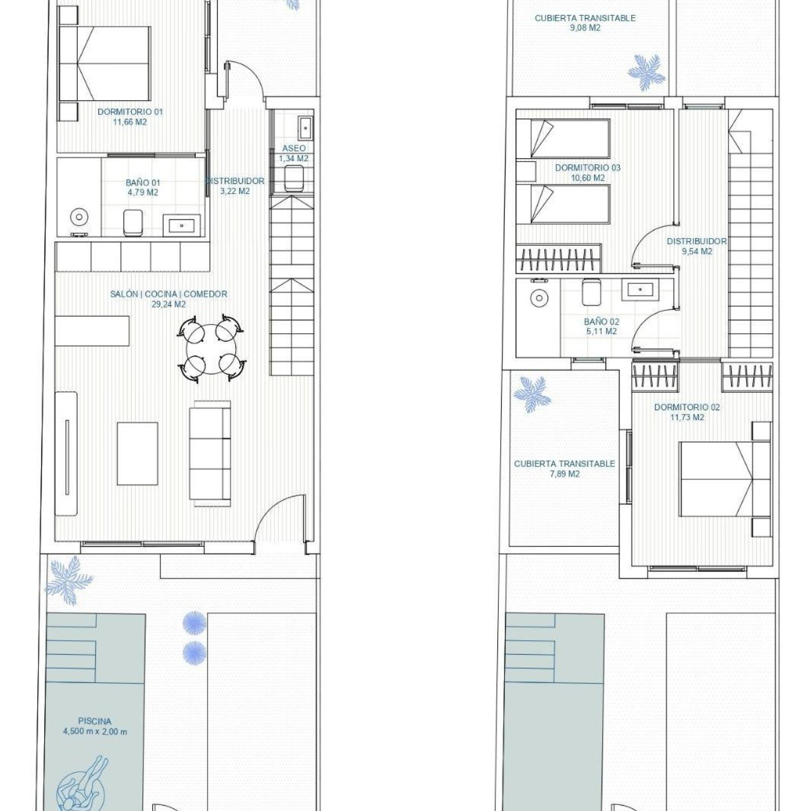 Nieuwbouwwoningen met privézwembad in Torre Pacheco, Murcia-7