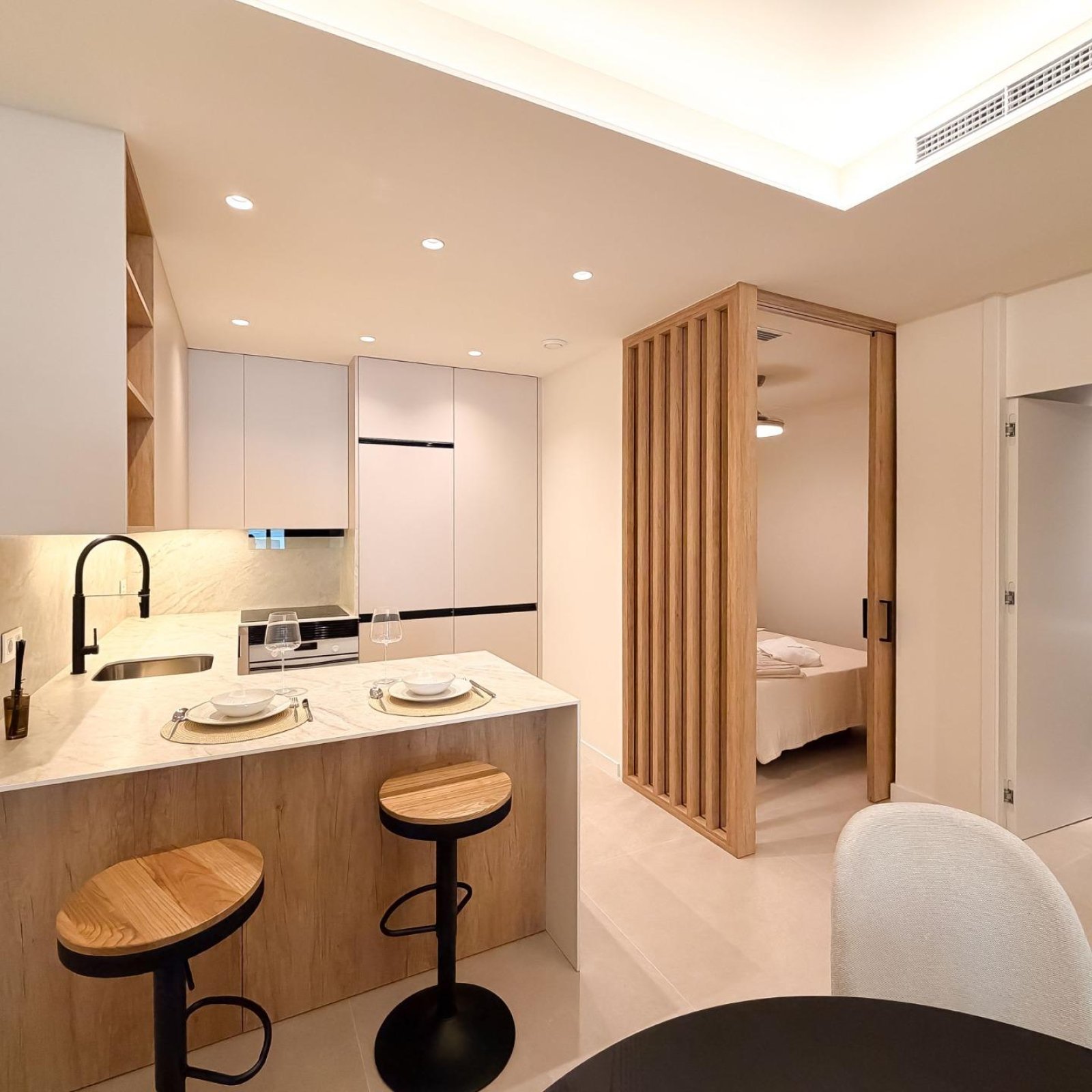 Nieuwbouwwoningen op de begane grond op 300 meter van de zee in Santiago de la Ribera, Murcia-9