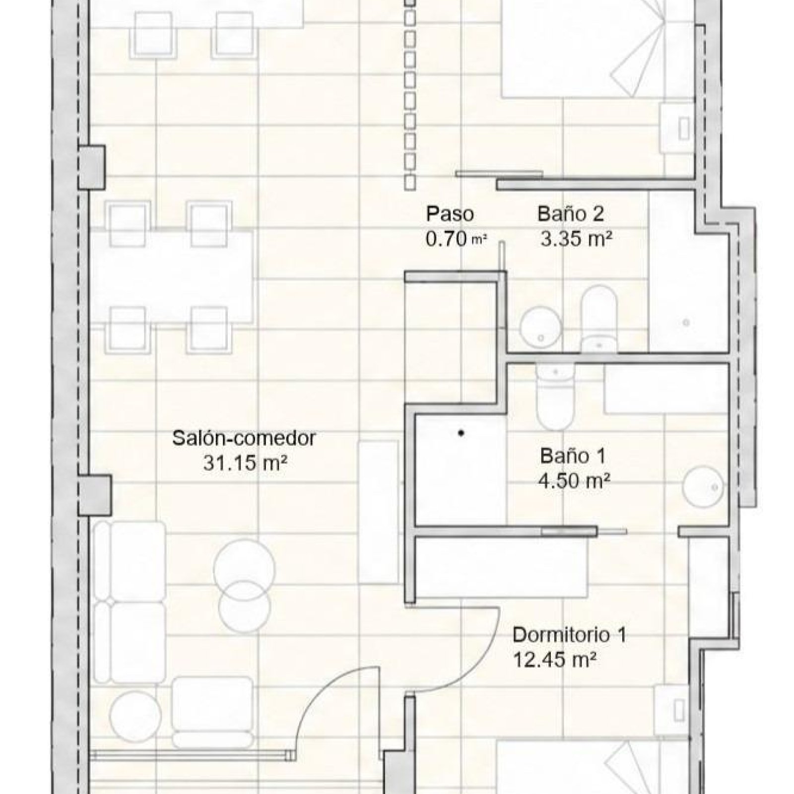 Nieuwbouwwoningen op de begane grond op 300 meter van de zee in Santiago de la Ribera, Murcia-20