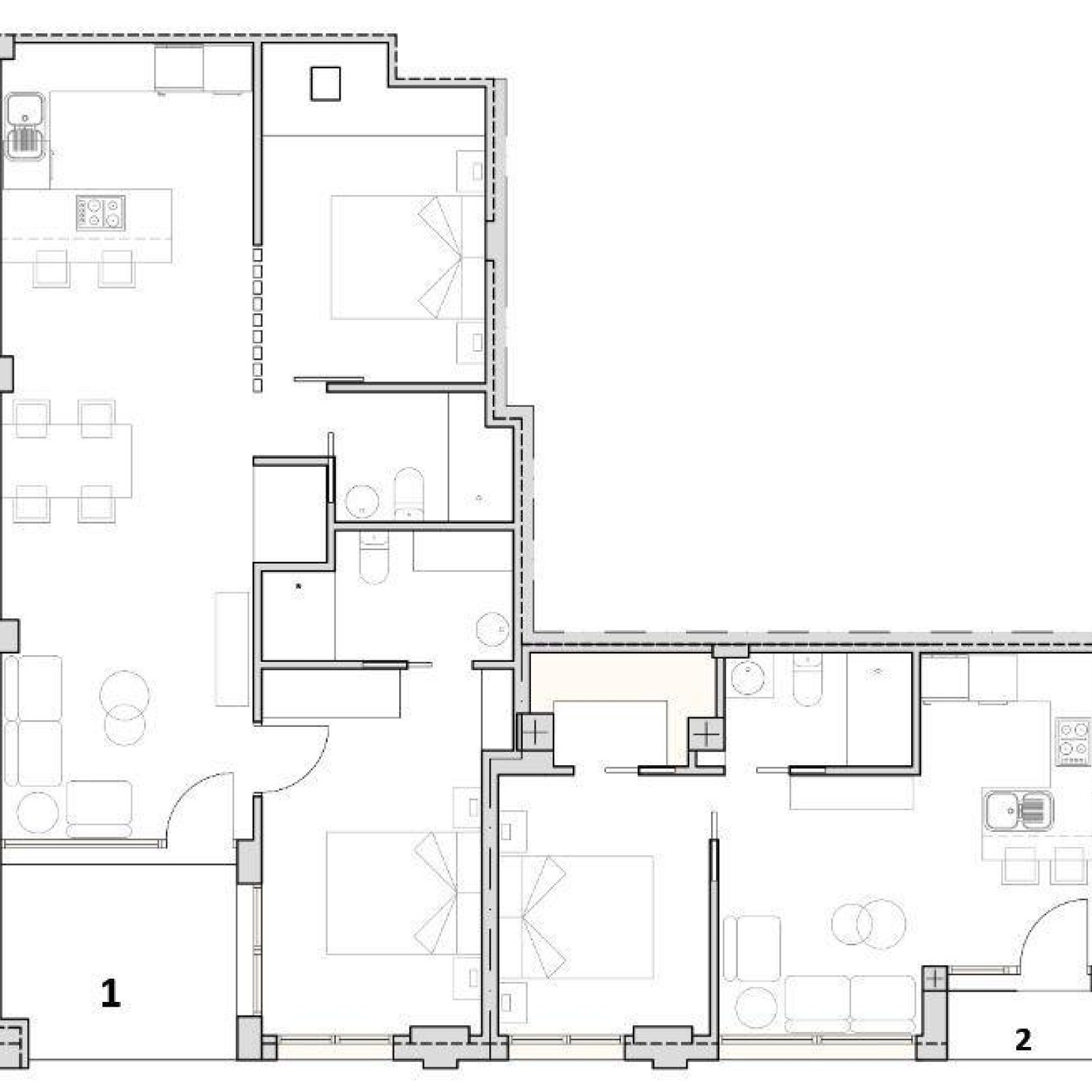 Nieuwbouwwoningen op de begane grond op 300 meter van de zee in Santiago de la Ribera, Murcia-21
