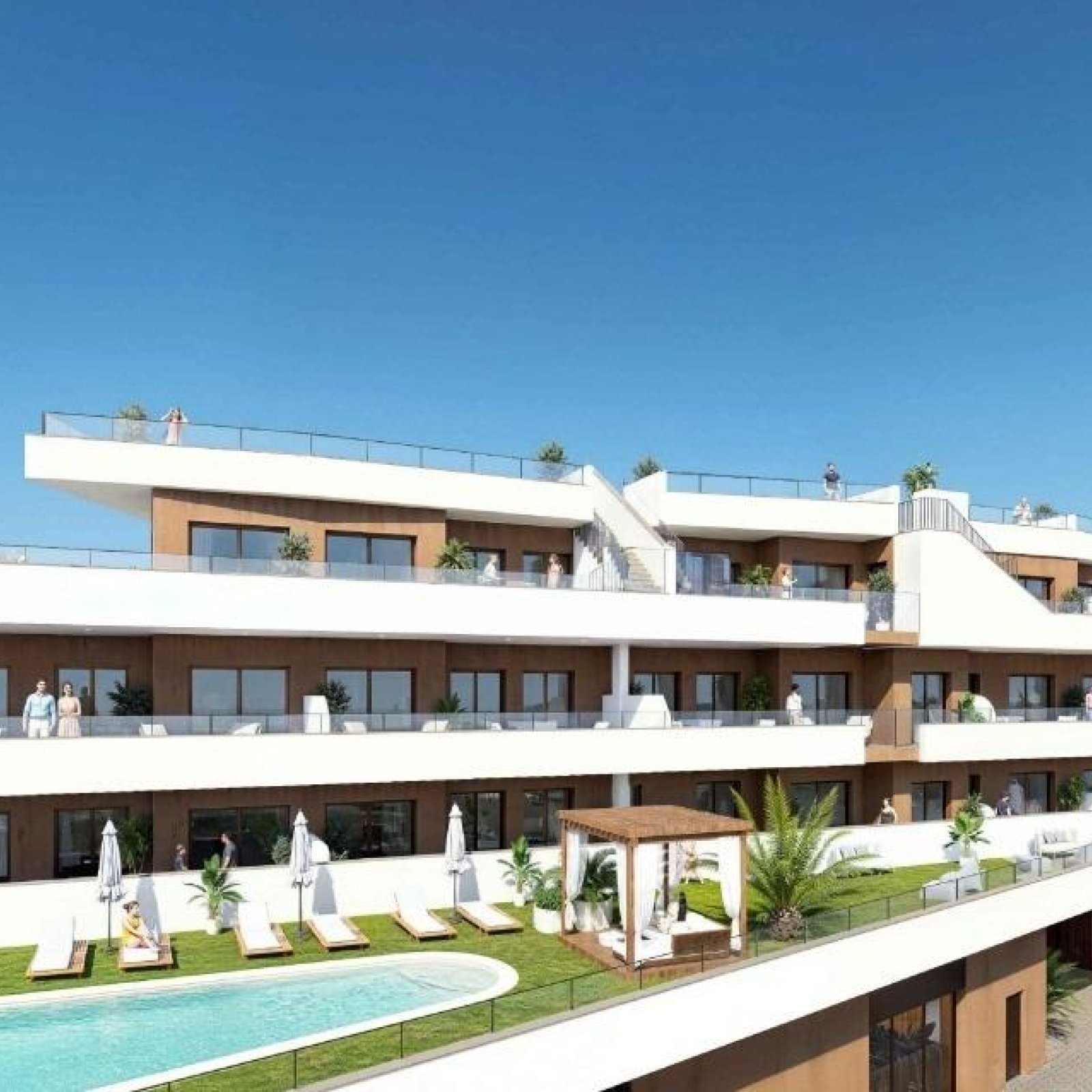 Nieuwbouwwoningen met zwembad en fitnessruimte in Formentera del Segura, Costa Blanca-2