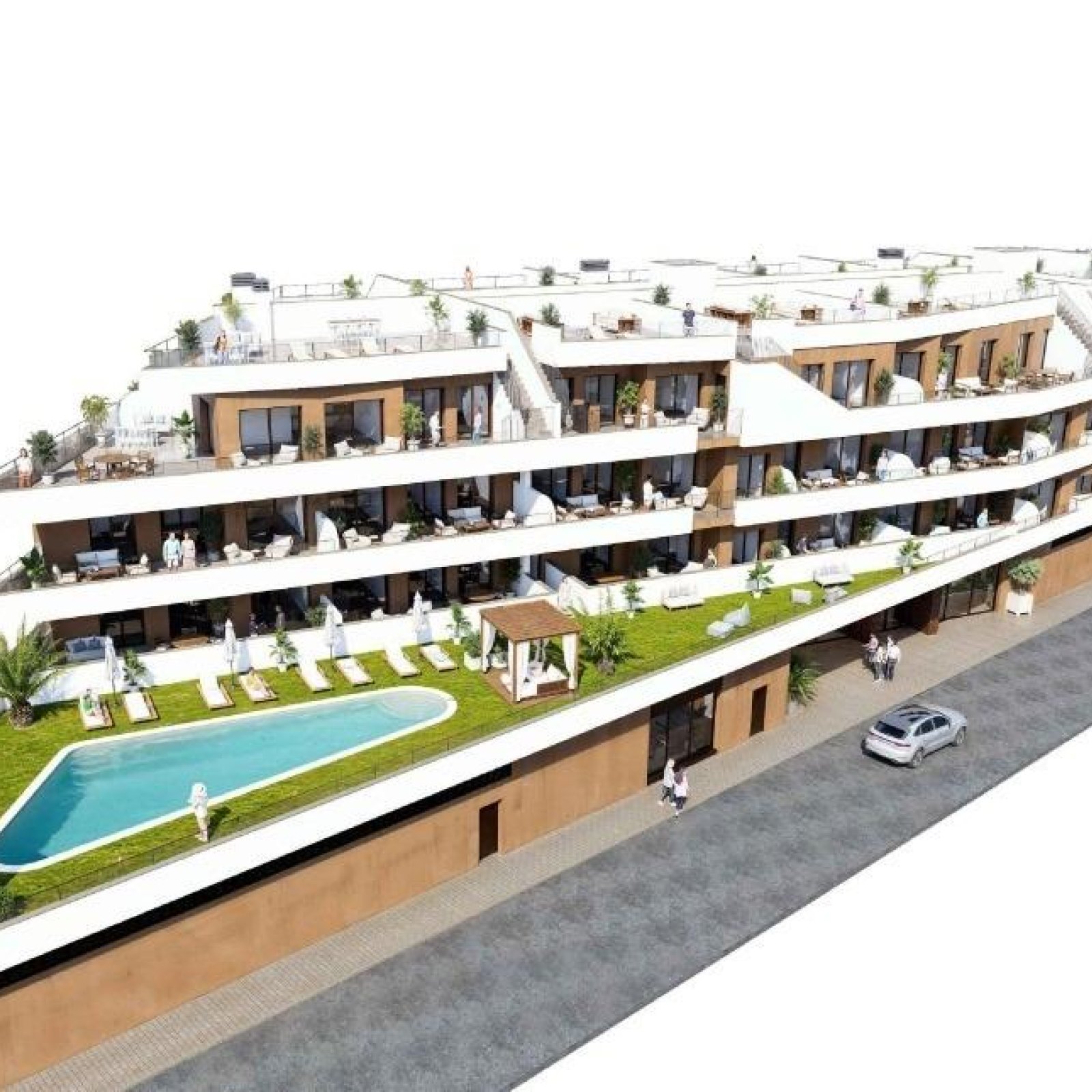 Nieuwbouwwoningen met zwembad en fitnessruimte in Formentera del Segura, Costa Blanca-7