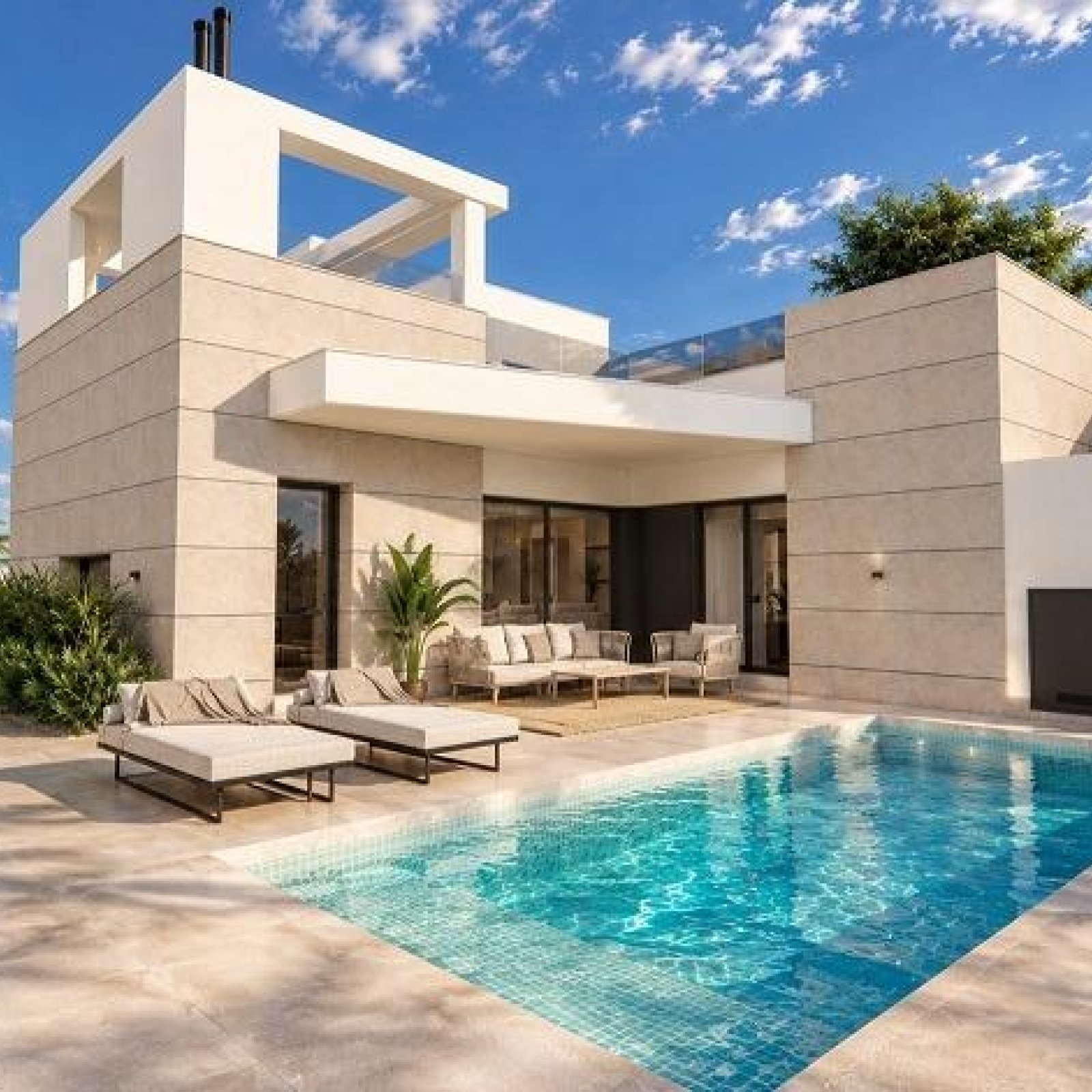 Nieuwbouwwilla’s met privézwembad en solarium in San Luis, Torrevieja-1