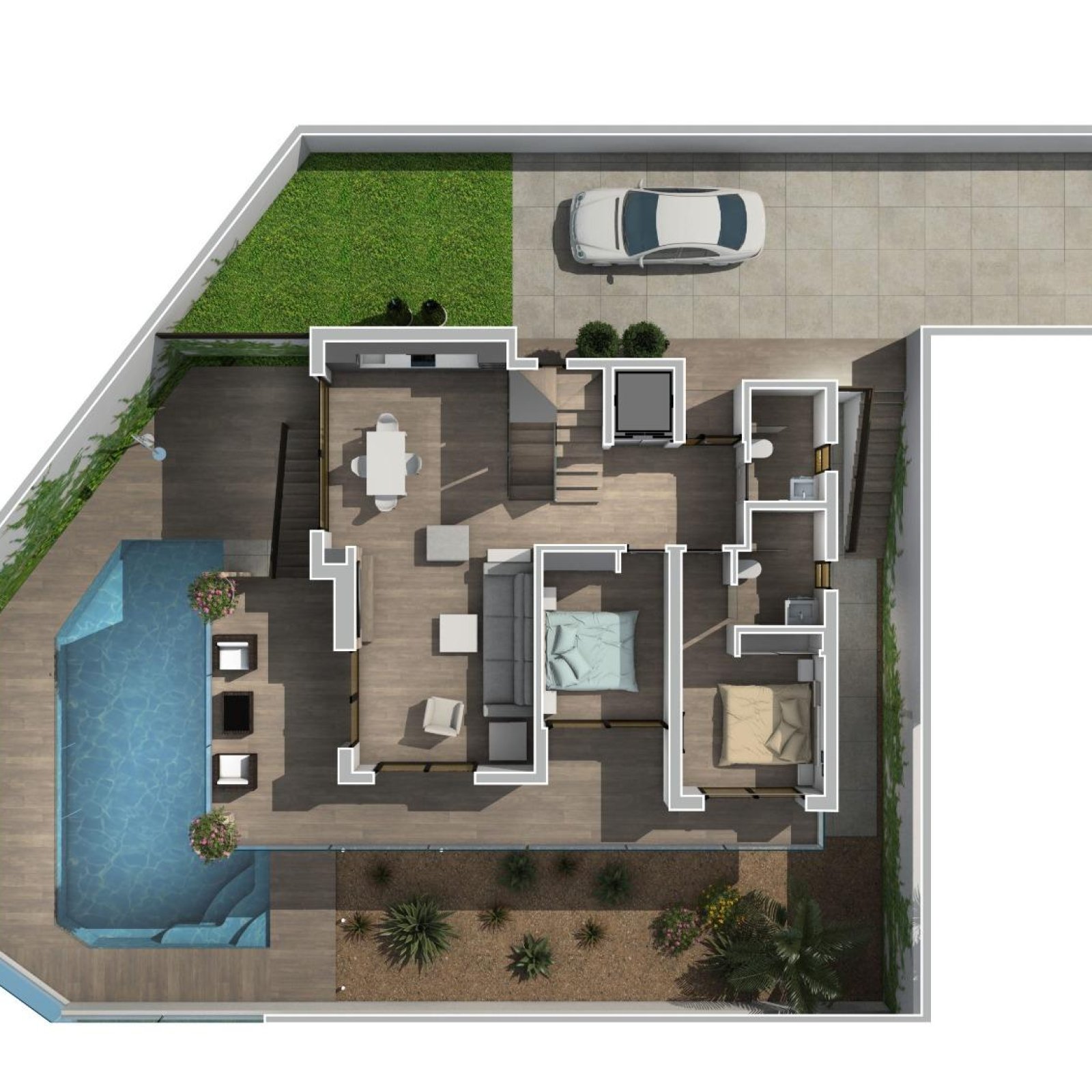Luxe villa’s direct aan de golfbaan in Ciudad Quesada, Costa Blanca-8
