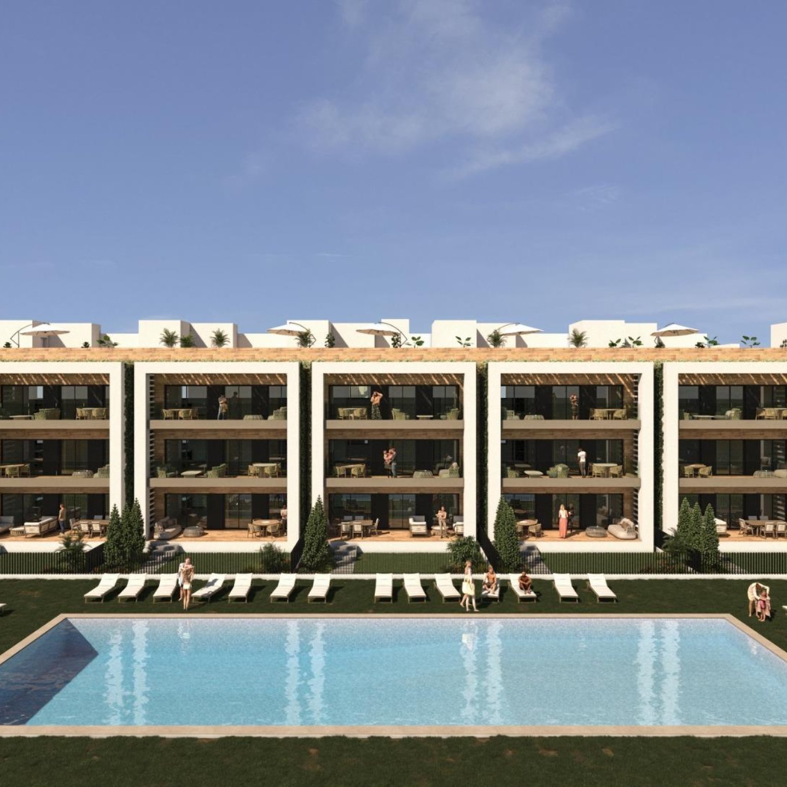 NIEUWBOUW WOONCOMPLEX BIJ LA SERENA GOLF, LOS ALCAZARES-6