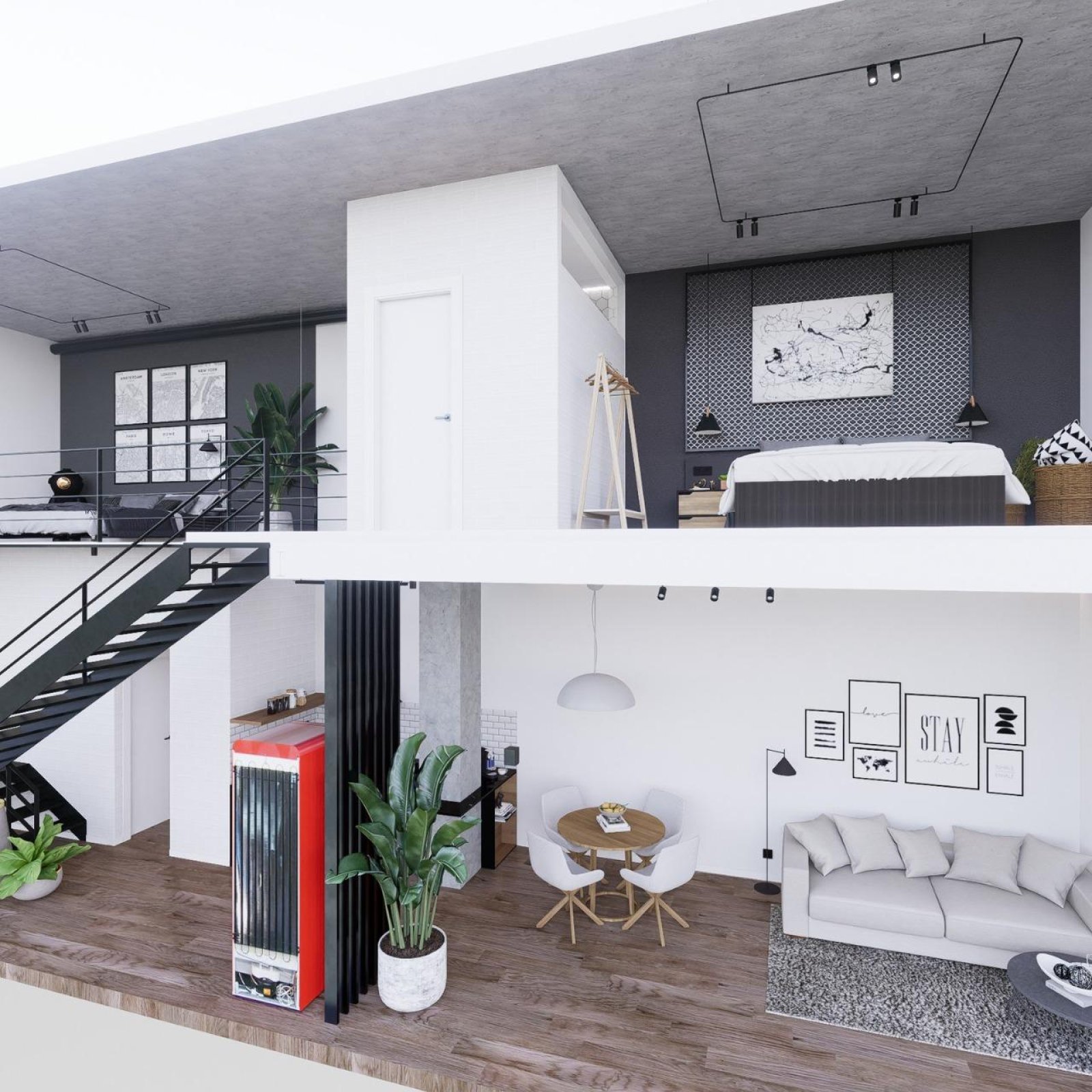 Moderne duplex loftappartementen in het hart van Alicante-9